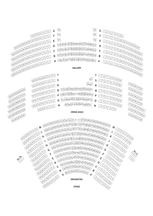 Bam Harvey Theater Seating Chart Printable pdf