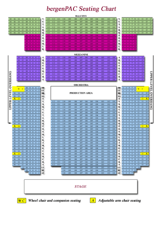 Bergen Pac Seating Chart Printable pdf