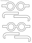 Round Eyeglasses Template