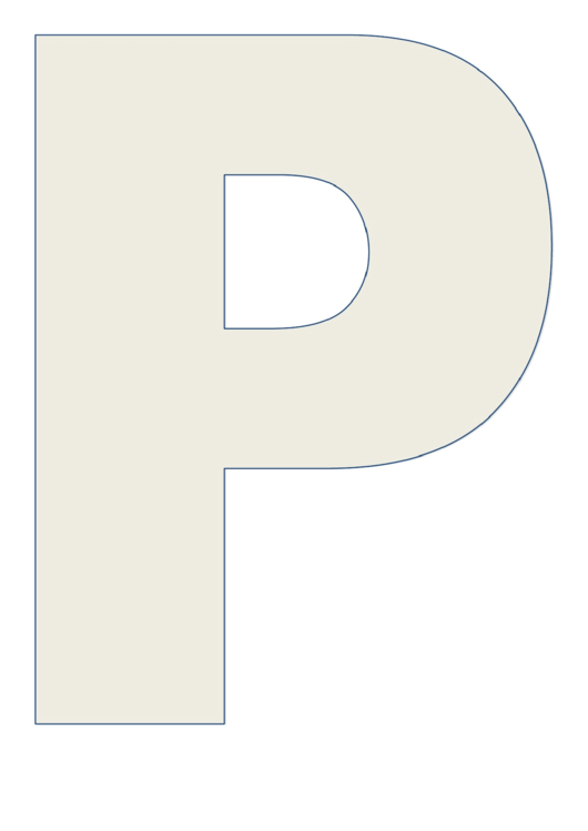 Letter P Chart