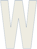 Letter W Chart