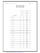 Place Value Chart Worksheet Printable pdf