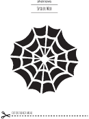 Spider Web Pumpkin Template