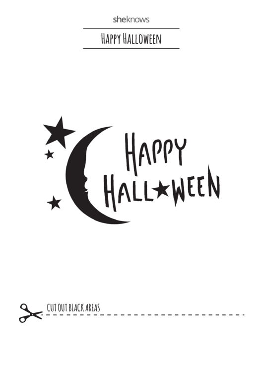 Happy Halloween Pumpkin Carving Templates Printable pdf