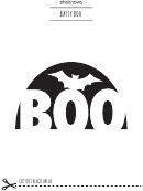 Batty Boo Pumpkin Carving Templates