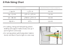 Z-pole Sizing Chart