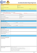 Accident/incident Reporting Form - Act Government