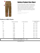 Rothco's Bdu Pants Size Chart
