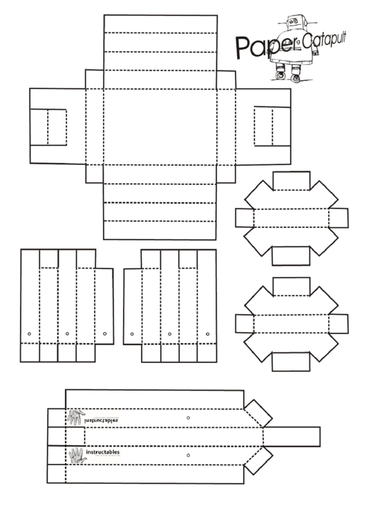 Catapult Paper Model Printable pdf