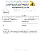 Employment Verification Form - Short Form