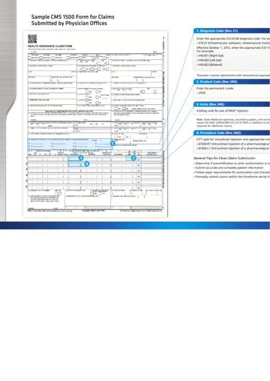 Review Sample Cms 1500 Form For Jetrea - Jetrea Care Printable pdf