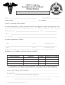 Medical Release Form - The Arc Of Buffalo County