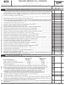 Form 6251 - Alternative Minimum Tax - Individuals