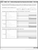 Child And Dependent Care Expenses (form 2441)