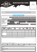 Course Registration Form Printable pdf