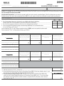 Fillable 8863k Kentucky Education Tuition Tax Credit Current - 2016 Printable pdf