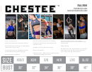Chestee Sports Bra Size Chart