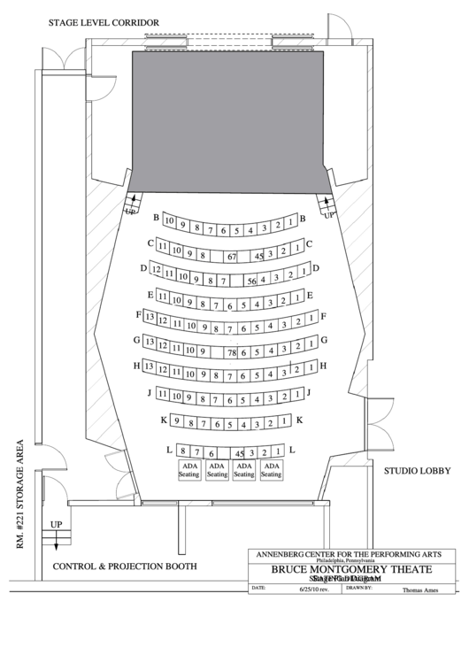Bruce Montgomery Theatre Seating Chart