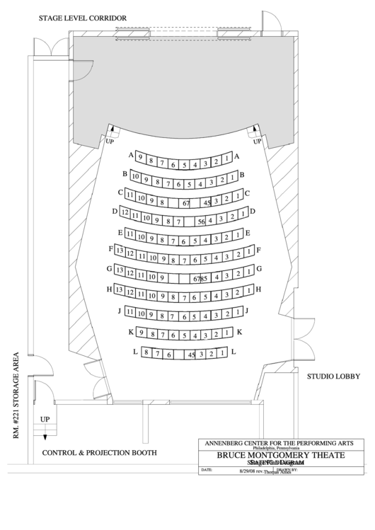 Bruce Montgomery Theatre Seating Chart Printable pdf