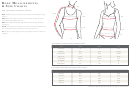 Cutter & Buck Body Measurements & Size Charts