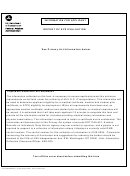 Fillable Faa Form 8500-7 - Report Of Eye Evaluation Printable pdf