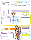 Family Planner Template