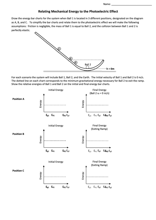 Mech And Photoelectric Energy Bar Charts Printable pdf