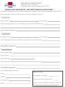 Genealogy Research - Record Verification Form