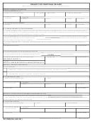 Dd Form 0368, Request For Conditional Release, August 2011