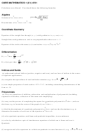 Core Mathematics Worksheet