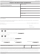 Form Cms-l564 - Request For Employment Information