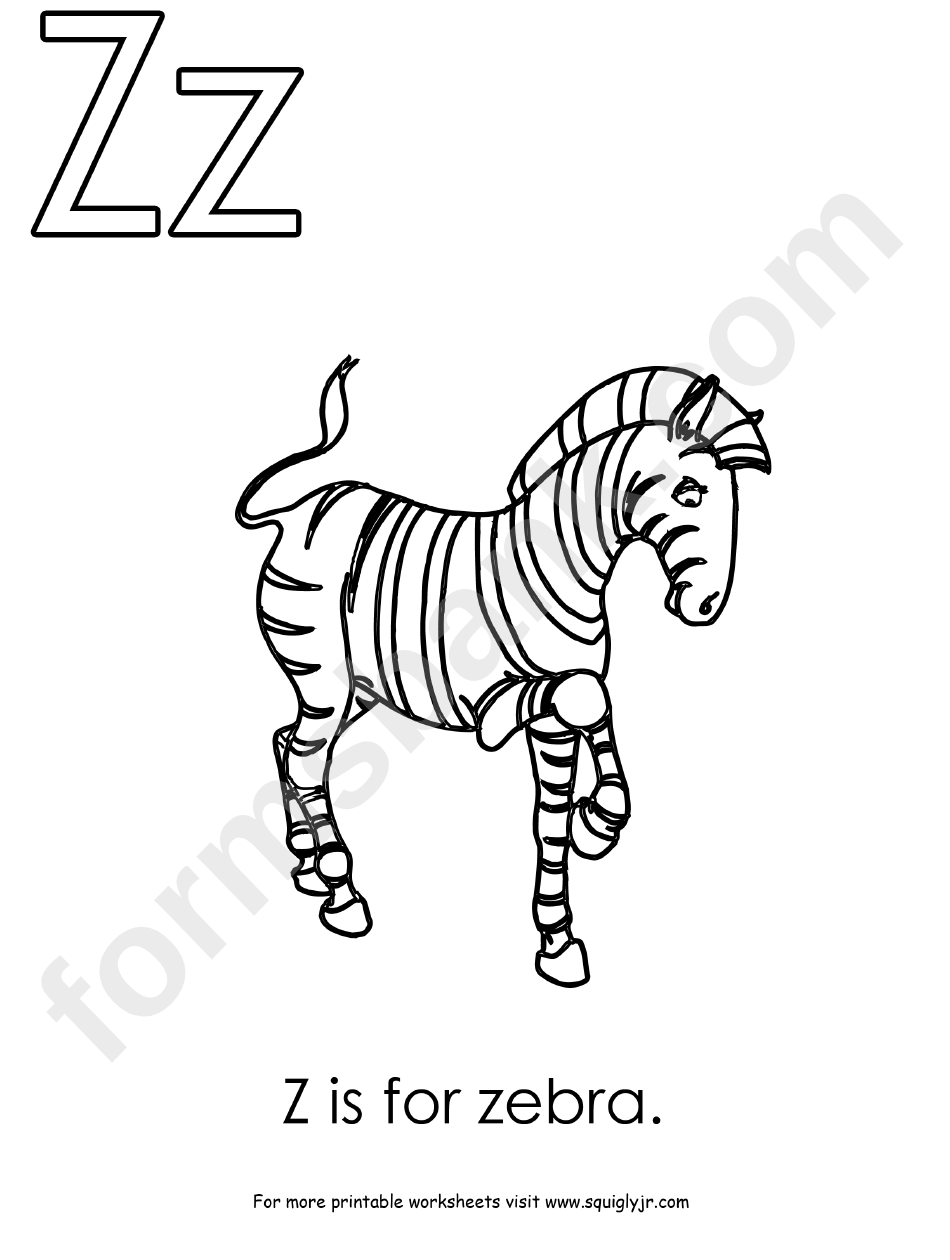 Z Is For Zebra