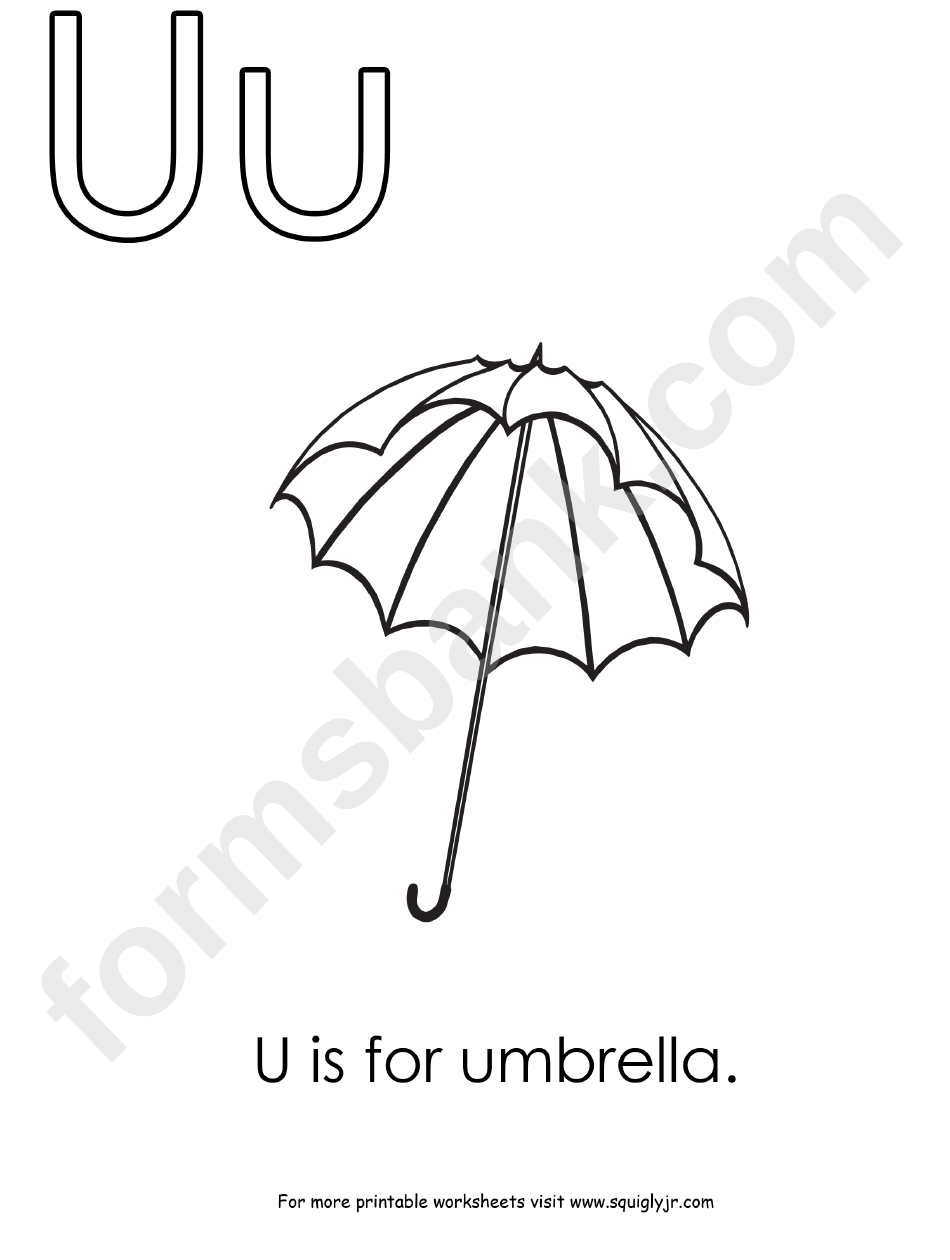 U Is For Umbrella