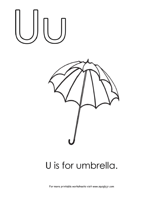 U Is For Umbrella