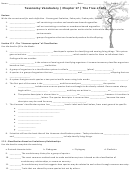 Taxonomy Vocabulary Worksheet Template - The Tree Of Life