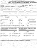 Personal Information Form - Streeter Law Group