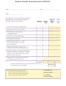 Patient Health Questionnaire (phq-9)