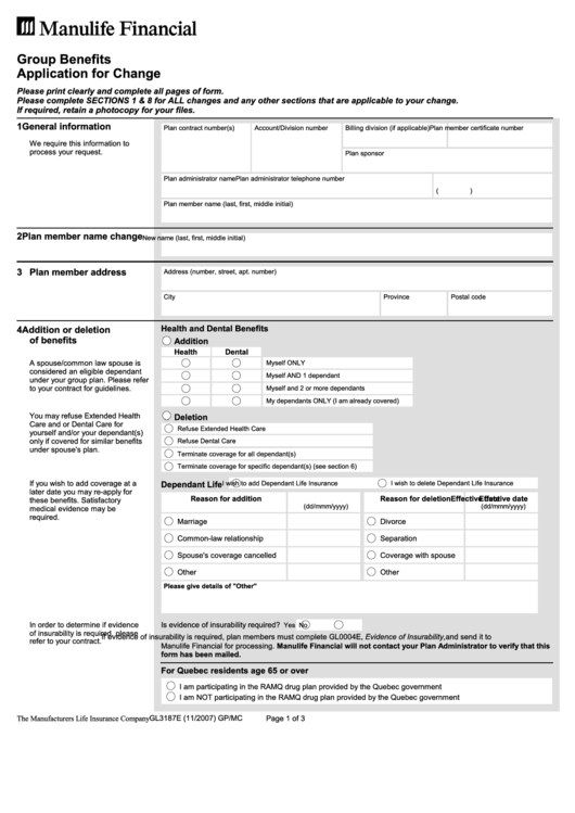 Change Form - Petsmart Benefits Printable pdf