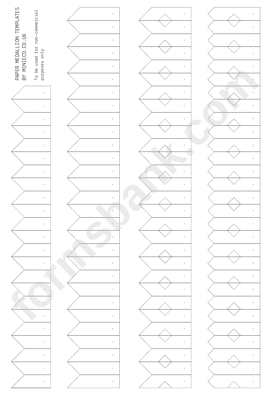 Paper Medallion Templates For Paper Piercing
