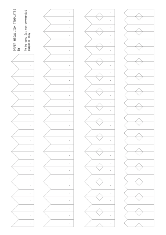 Paper Medallion Templates For Paper Piercing