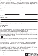 Warranty Submission Form (non Leatherman Tools)