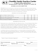 Influenza Vaccine Consent Form - Chantilly Family Practice Center