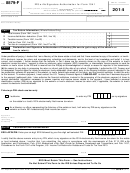 Form 8879-f - 2014 Irs E-file Signature Authorization For Form 1041