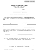 Trial De Novo Request Form - New Jersey Courts