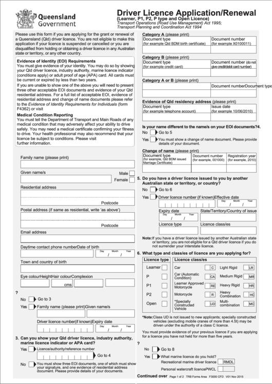 driving licence form d1