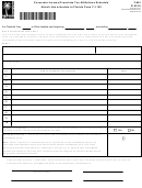 Fillable Form F-851 - Florida Department Of Revenue - Corporate Income/franchise Tax Affiliations Schedule Attach This Schedule To Florida Form F-1120 Printable pdf