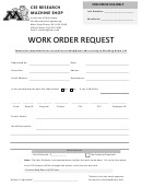 Work Order Request - University Of Minnesota