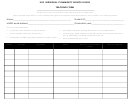 Ehs Individual Community Service Hours Tracking Form - East High School