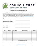 Expense Reimbursement Form - Council Tree Covenant Church