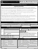 Va Form 10-0426 - Meds By Mail Order Form - Department Of Veterans Affairs